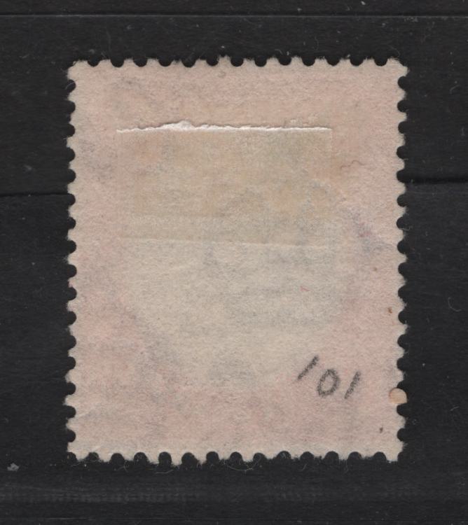 Lot 244 British Honduras SG#136 $1 Black & Scarlet King George V, 1922-1933 KGV Keyplate Issue, A Fine Used Single