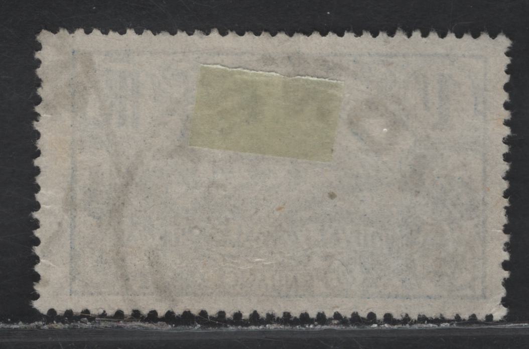 Lot 286 New Caledonia Used in Australia SC#114 1fr Deep Blue Ship, 1905-1928 Picorial Keyplate Definitive Issue, A VF Used Single With SON May 22, 1927 Sydney, NSW Paquebot Cancel