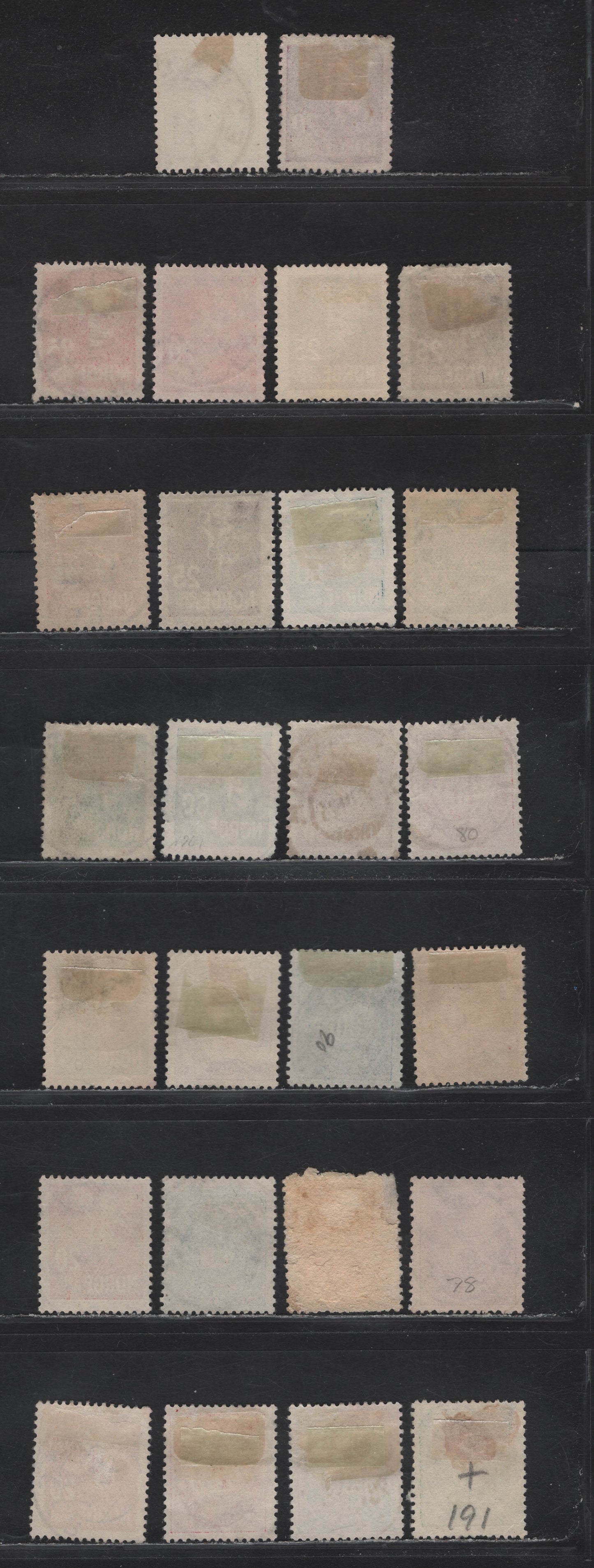 Lot 293 Norway SC#77/93, 101-102, 131, 115/128 5o-20o on 25o Green-Red Crown & Post Horn & Lion Rampant, 1910-1929 Redrawn Post Horn Issue & 1922-1934 Small Format Lion Rampant Issues, 26 Fine & VF Used Singles With SON CDS Town Cancels