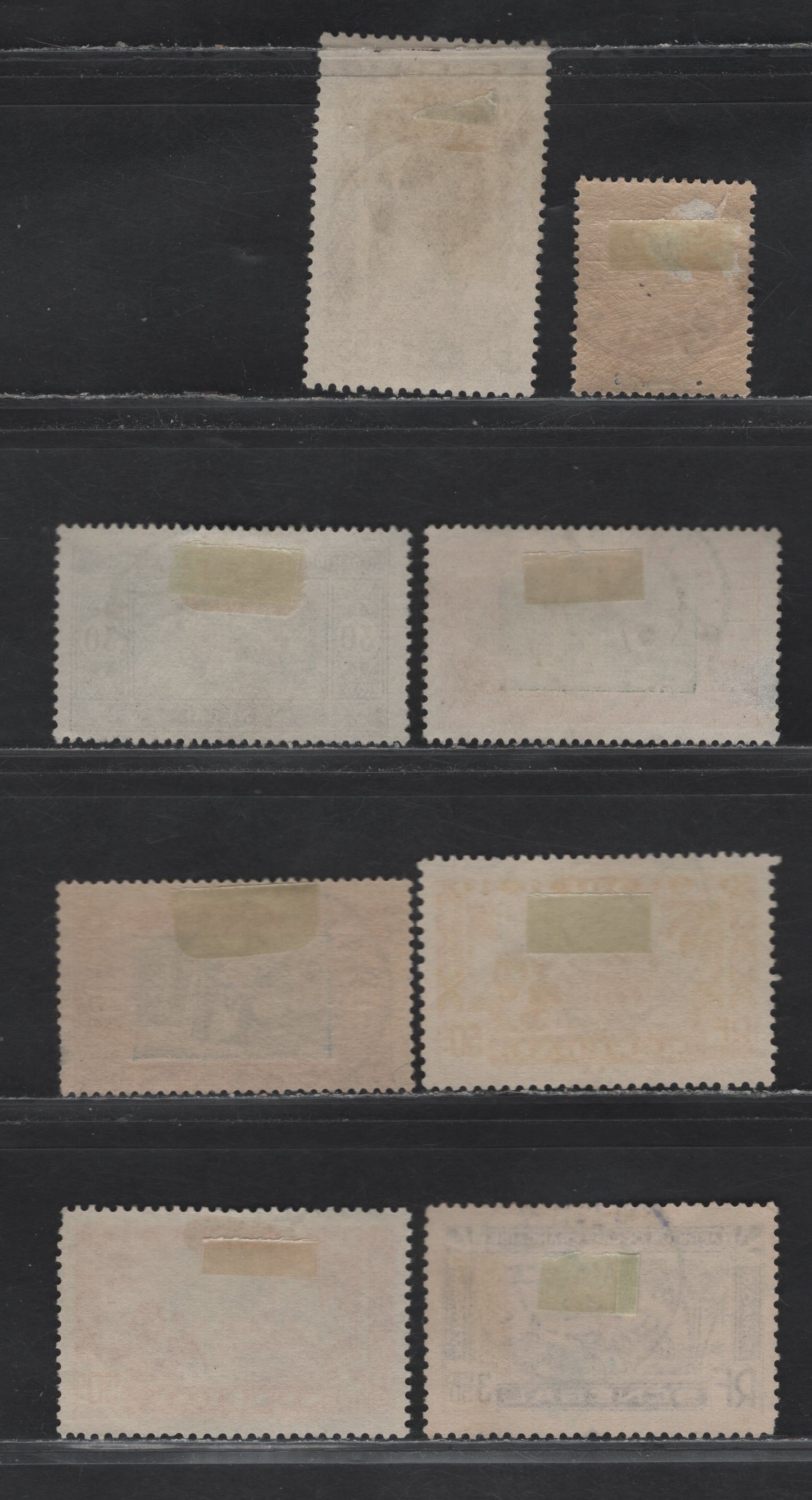 Lot 132 Senegal SC#36, 95, 105, 108, 154, 180, C7 2c - 3.5fr Brown on Buff - Violet Peace & Commerce - Airmail, 1892-1935 Peace & Commerce - Airmail Issues, 7 Fine/Very Fine Used Singles, SON CDS Town Cancels