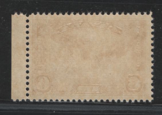 Lot 378 Canada #C5var 6c Red Brown Daedalus In Flight, 1935 Airmail Issue, A VFOG Single, CBN-RRR Paper, Perf 12x11.9, Showing Unlisted Dot Above Frameline At UR, Possibly Constant.
