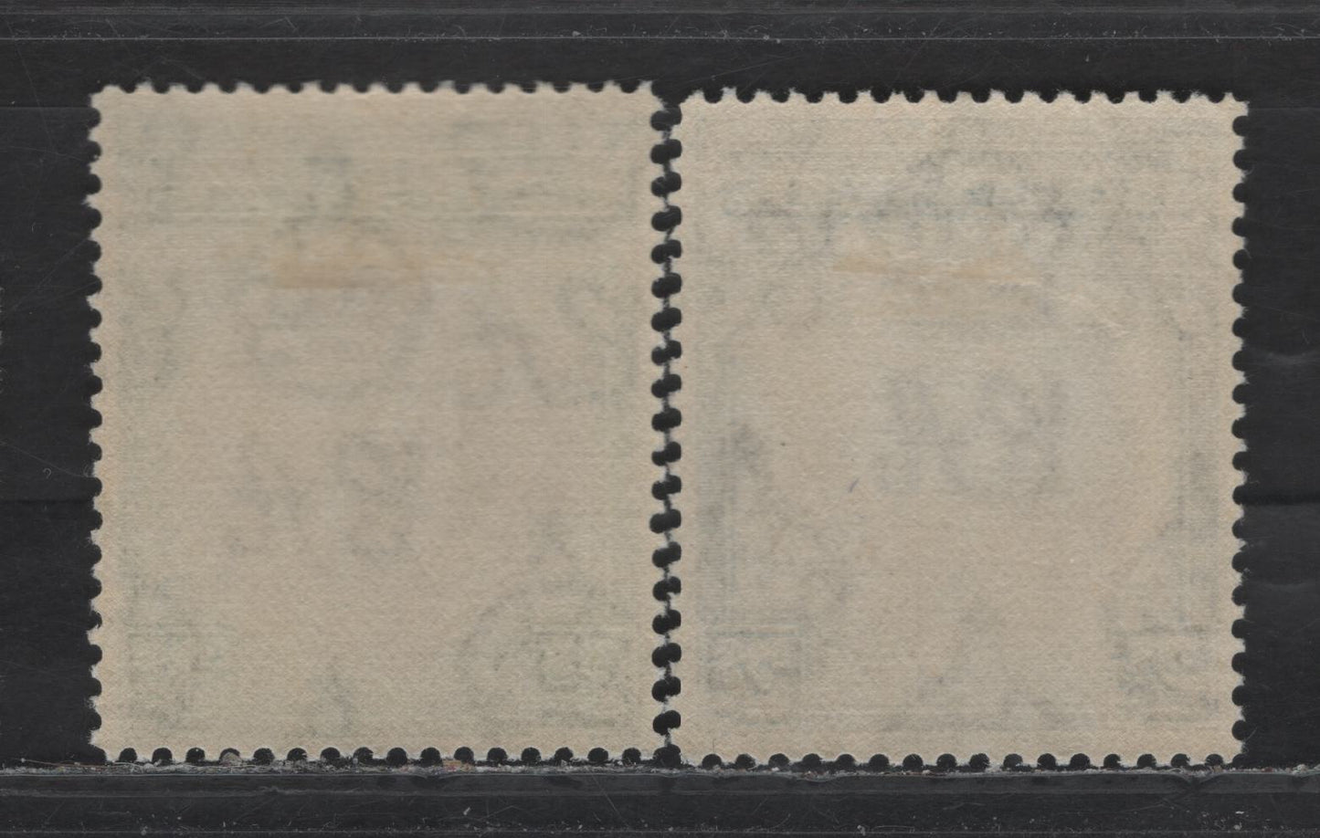Bahamas SG#131a, 132 2/- - 3/- Slate Purple & Indigo - Slate Purple & Myrtle Green Badge of the Colony, 1931-1946 Badge of the Colony, 2 VFOG Singles, 1942 Printings