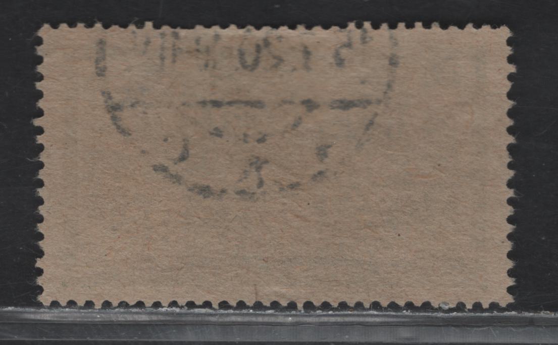Lot 214 Memel Michel#25c (SC# 25var) 80pf on 45c Blackish Olive Green & Gray Ultramarine Merson, Peace & Commerce, 1920 Overprinted Merson Issue, A Very Fine Used Single, July 15 1920 CDS Cancel
