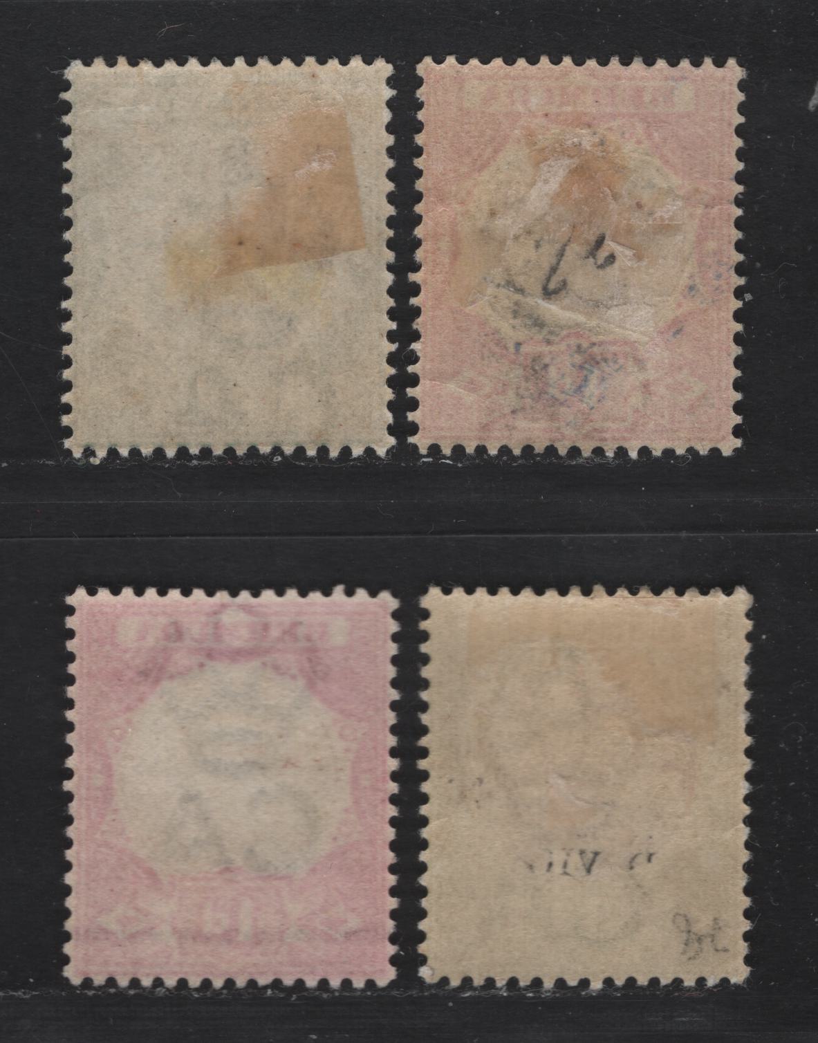 Lot 29 Bermuda SG#31-33 1/2d Green & Black - 3d Magenta & Sage Green, 1902-1903 Dry Dock Definitives Issue, Wmk Crown CA, 4 FOG,VF OG&UN Singles