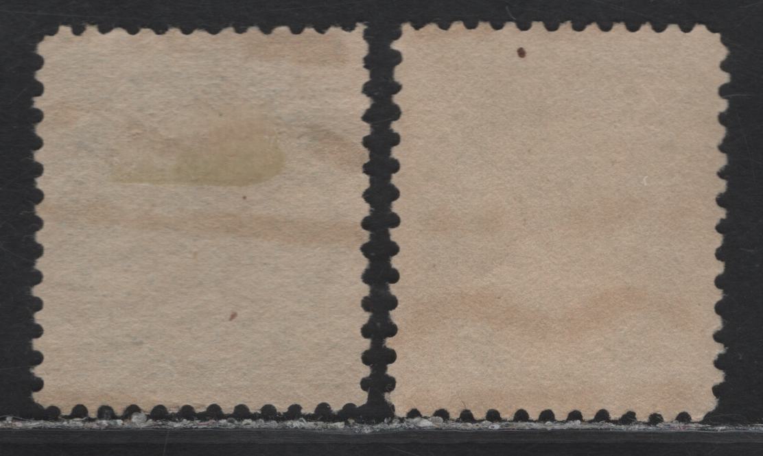 Lot 314 Canada #75iixx 1c Blue Green Queen Victoria, 1898-1902 Maple Leaf Issue, 2 Very Fine Used Precancelled Singles, Unlisted 'R' & Unknown Style Precancels