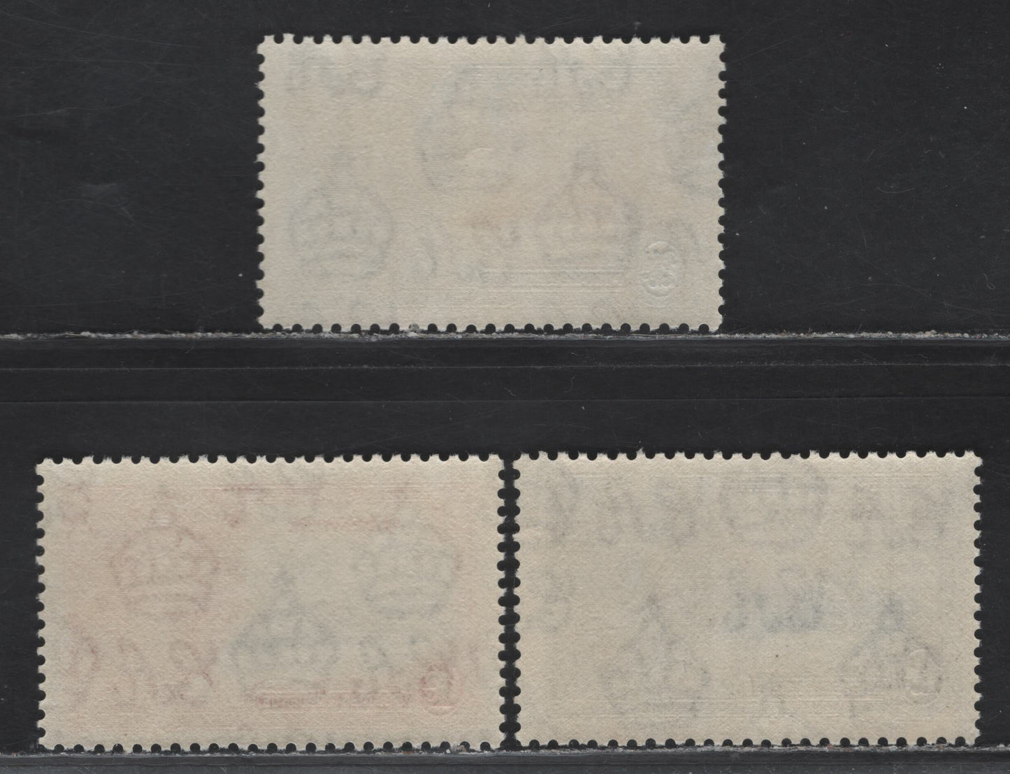 Lot 84 Bermuda SG#94-96 1d - 2.5d Deep Blue & Scarlet - Brown & Deep Blue King George V & Windsor Castle, 1935 Silver Jubilee Issue, 3 VFNH Singles