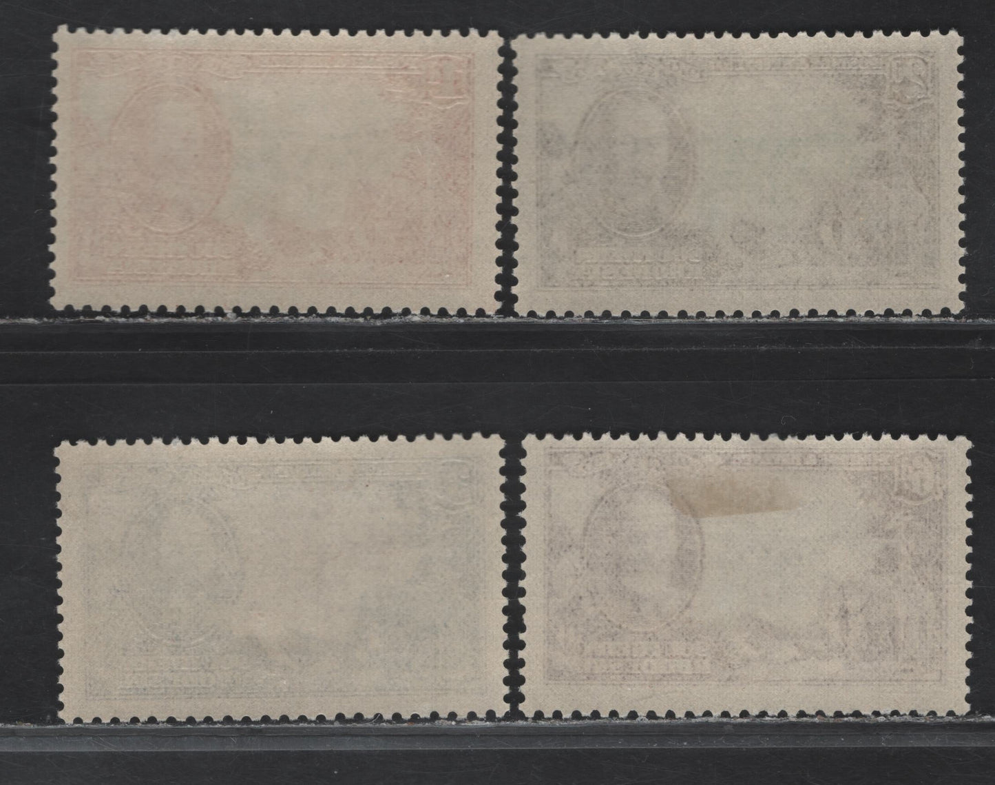 Lot 238 Southern Rhodesia (C) SG#31-34 1d - 6d Olive & Rose Carmine - Black & Purple , 1935 Silver Jubilee Issue, 4 F/VFOG Singles