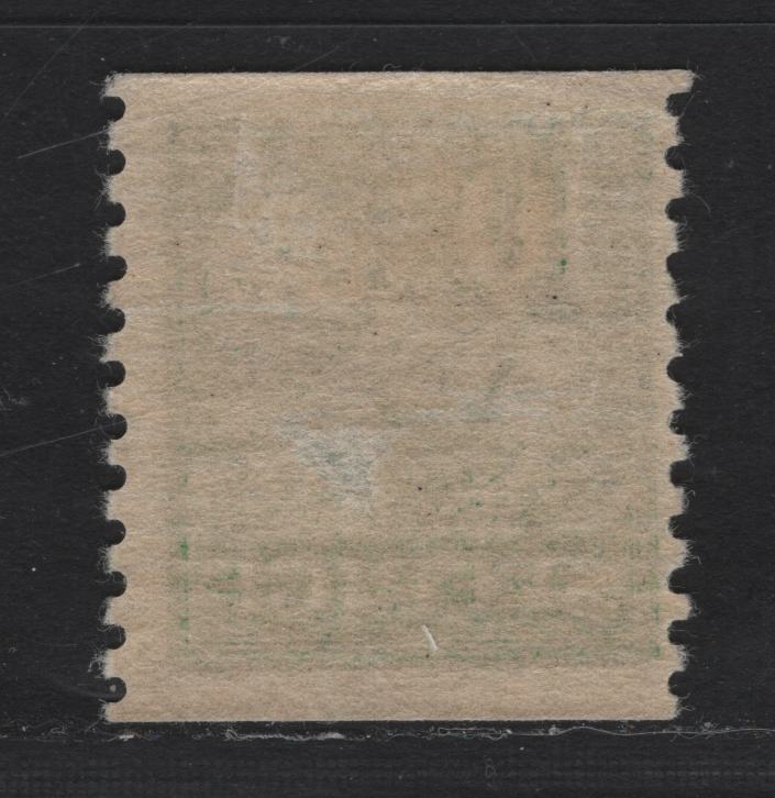 Lot 54 Sweden SC#118 (Facit# 144Ad) 10o Green Lion, 1920 Standing Lion Issue, A VGOG Single, Perf 9.75 Vertical, Soft Yellowish Felt-Like Paper, Type 1, Unwatermarked.