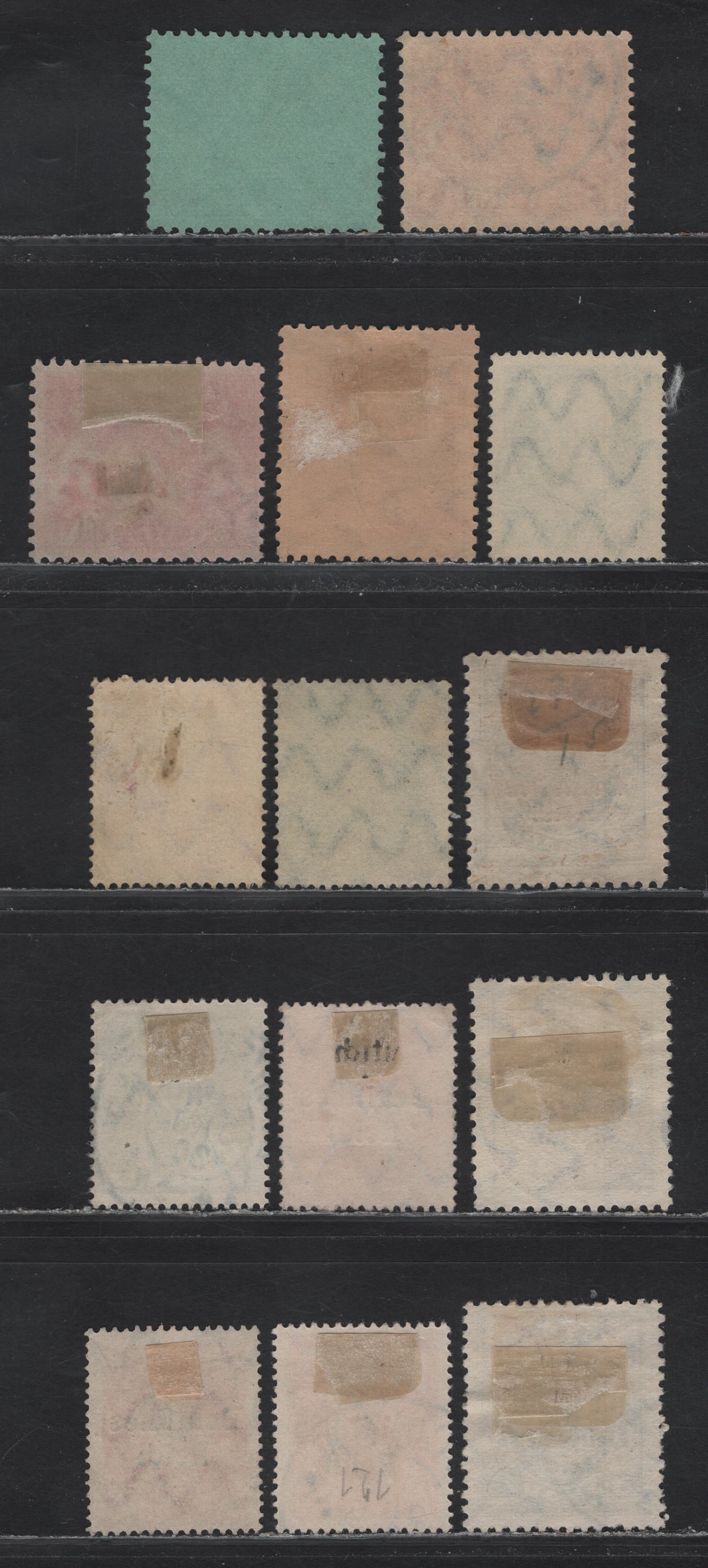 Lot 129 Bavaria SC#82, 107, 107a, 257-258, 260, 262, 267, 270, O11, O8, O18 30pf - 2.5m Orange on Buff - Black & Gray , 1911-1920 Prince Regent Leopold - Arms Official Issues, 14 Fine/Very Fine Used Singles, Legitimate Postal Cancels
