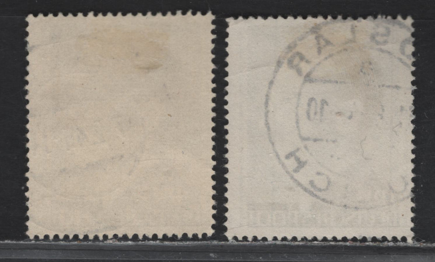 Lot 184 Germany SC#524-252 1m - 2m Dark Slate Green - Dull Violet , 1944 Hitler Heads Issue, 2 Fine Used Singles, Perf 14, Postally Used