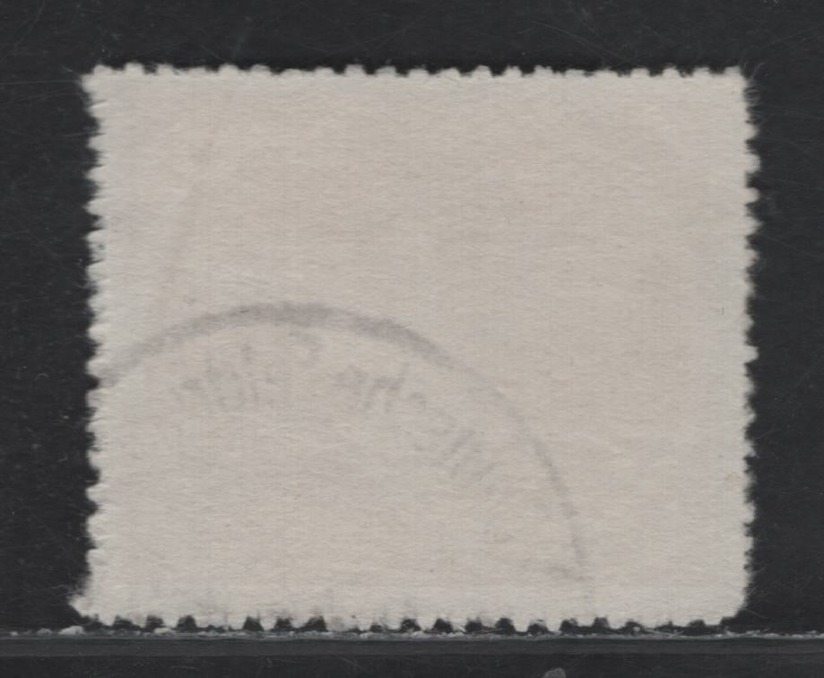 Lot 207 Germany Michel#10BbI Deep Brown Red , 1944 Insel Post on Rouletted Military Parcel Post Issue, A Very Fine Used Single, Dark Blue Overprint At 40 Degree Angle From Plate 1/1 - 1/3, CTO Cancel