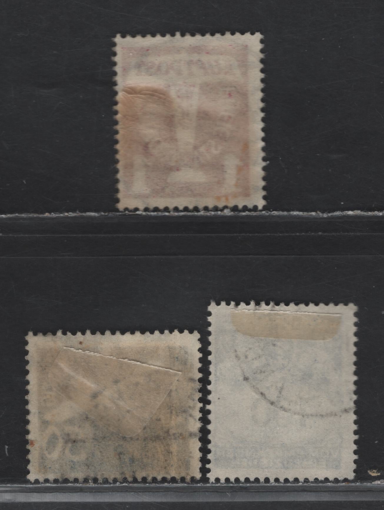 Lot 249 Danzig #C39-C40, J38 50pf - 100pf Grey Blue & Blue & Black Airplane & Danzig Coat Of Arms, 1935 Airmail Issue & 1923-1928 Postage Dues, 3 Fine Used Singles