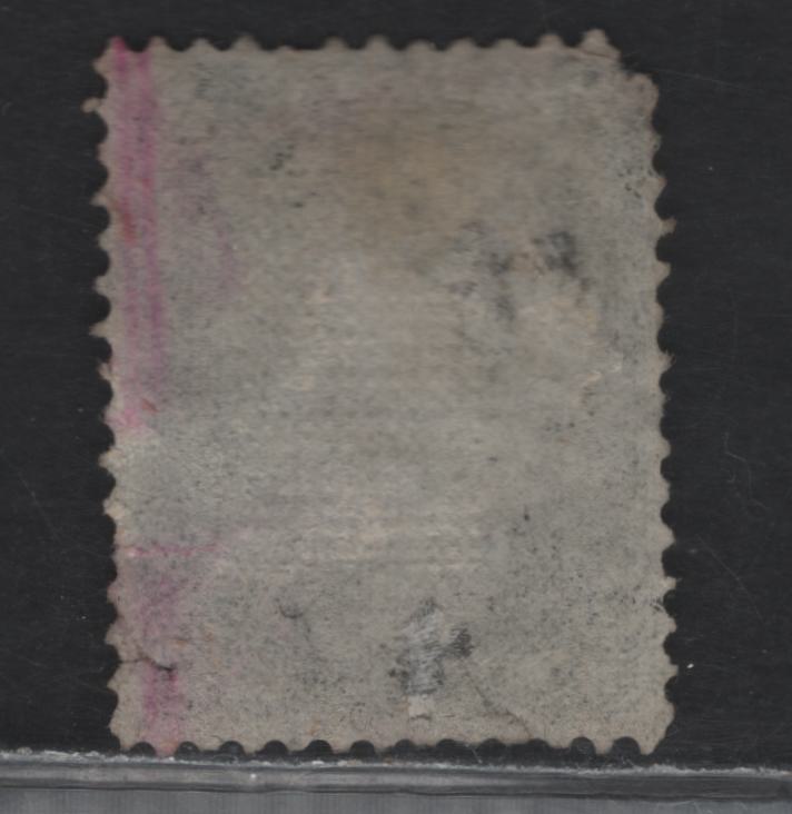 Lot 58 United States (C) SC#93 2c Black , 1867-1868 Grilled Civil War Issues, A Fair Used Single, Rounded Upper Left Corner & A Small Tear At Base