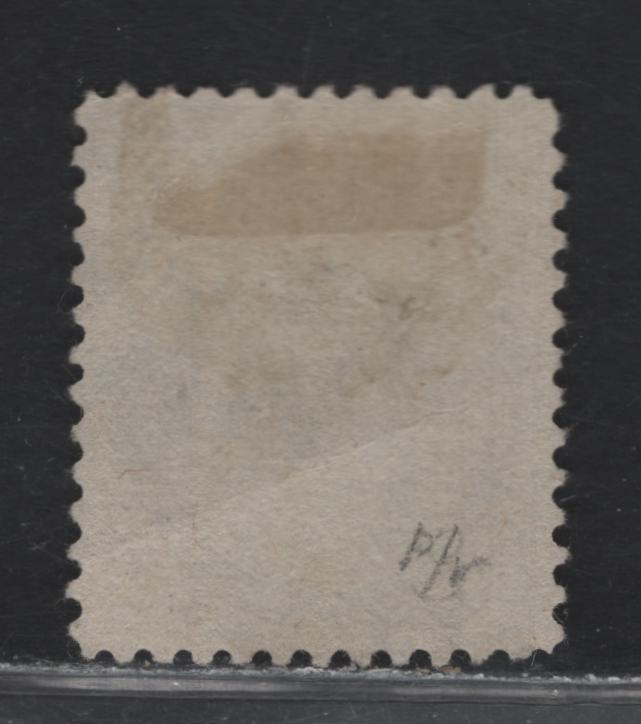 Lot 21 Canada (C) #83i 10c Deep Brown Violet Queen Victoria, 1898-1902 Numeral Issue, A Fine Used Single, ABN-A Paper, Perf 11.9, Light Diagona Bend That Is Not A Full Crease, Only Visible From Back, Fancy Cork Cancel.