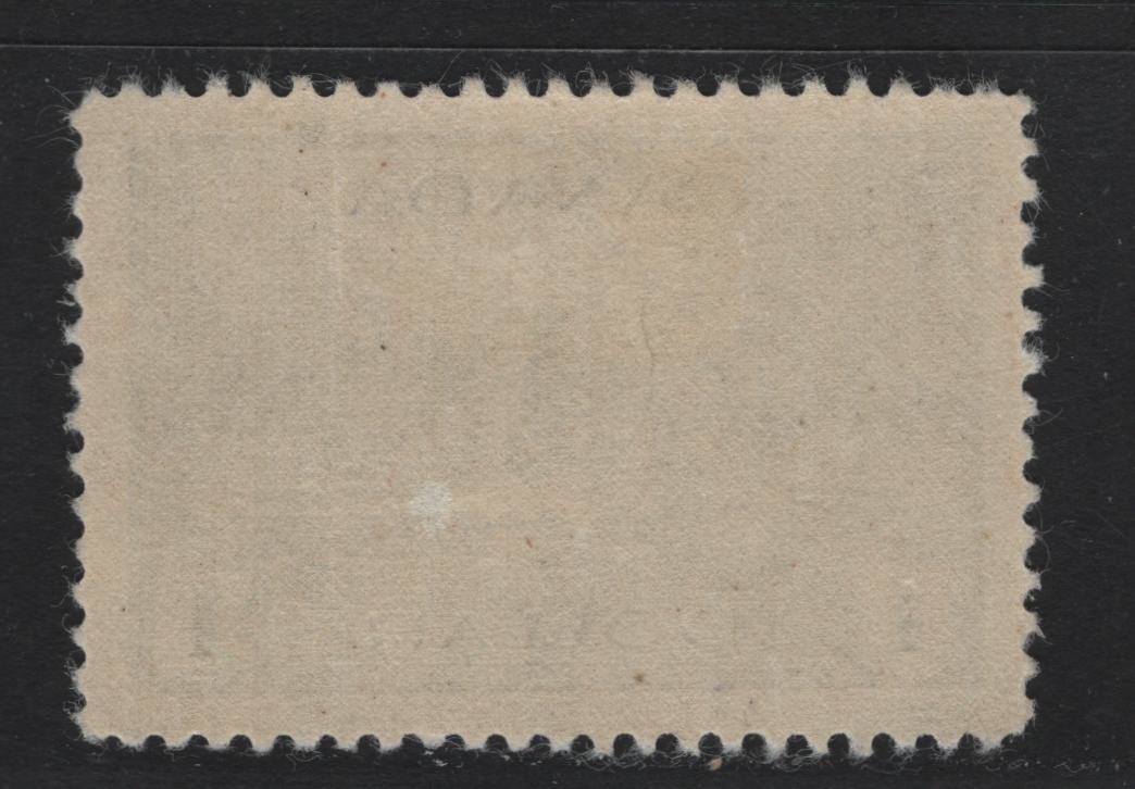 Lot 221 Canada #262 $1 Deep Bright Blue Tribal Class Destroyer, 1942-1943 KGVI War Issue, A VFOG Single, CBN-ZZZZ Paper, Perf 12x11.9