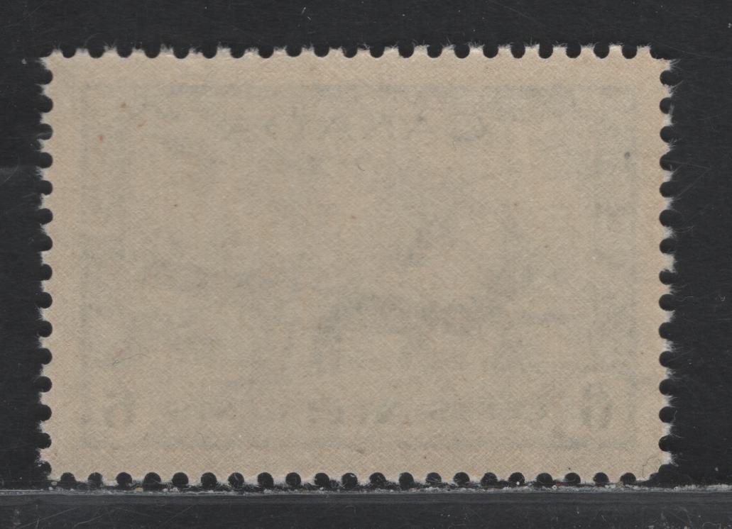 Lot 239 Canada #C7 6c Light Blue Air Training Plan, 1942-1943 Airmail War Issue, A VFNH Single, CBN-TTTT Paper, Perf 11.95