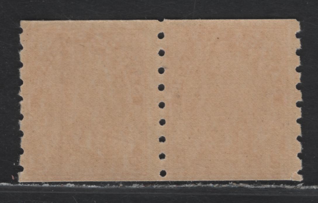 Lot 70 Canada (C) #MR6 2c+1c Carmine King George V, 1916 War Tax Issue, A FNH Coil Pair, ABN-A Paper, Perf 8 Vertical, Die 1.