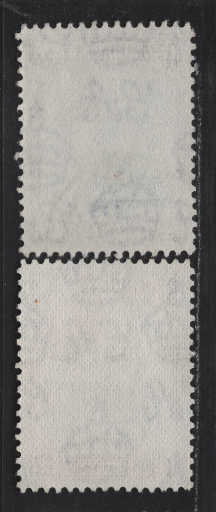 Lot 230 Bermuda (C)SG#111, 111b 1.5d Light Blue & Purple brown - Blue & Deep Purple Brown , 1936-1952 KGVI Pictorial Issue, 2 Fine/Very Fine Used Singles, October 1950 & 52 Comb Perf Printings, Translucent Paper With Clear Wmk/Cross Hatched Mesh