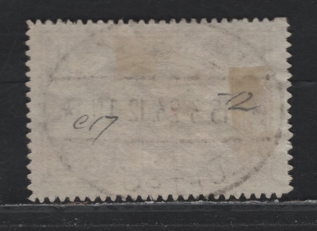 Lot 294 Danzig SC#C17 (Michel# 118) 20m Orange Brown , 1923 Airmail Issue, A Very Fine Used Single, Webbing Wmk, Genuine Postally Used, Danzig 1 Luftpost Oval Cancel.