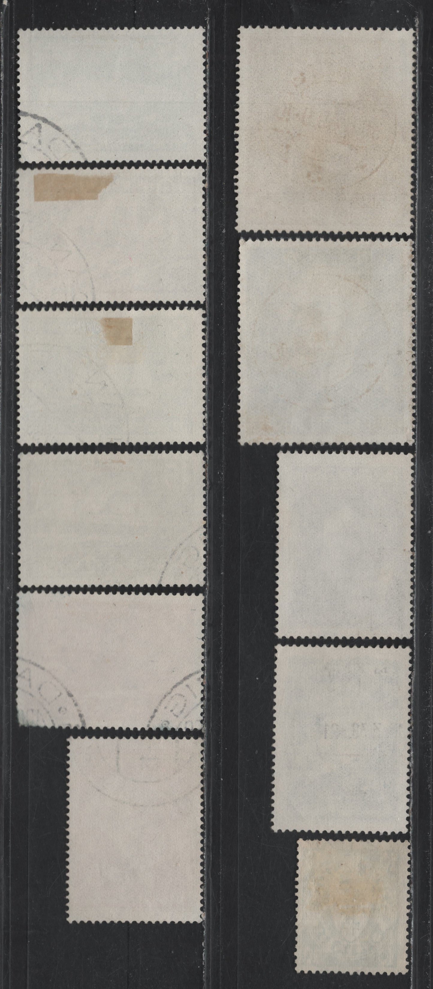Lot 332 Danzig SC#222-224, 22238-239, B28-B28 (Michel #281-288, 292x, 306-307) 15pf - 15pf Dull Blue - Indigo Schopenhauer - Sailboat, 1938 Schopenhauer Issue - 1938 Winter Welfare Semi Postal Issue, 11 Fine & VF Used Singles