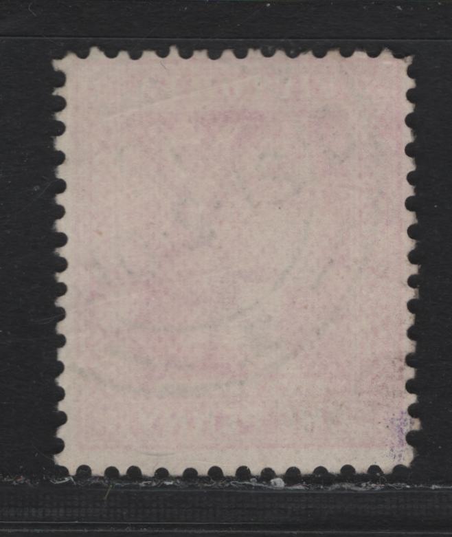 Lot 40 Australia - Victoria (C) SG#357avar 1d Bright Rosine Queen Victoria, 1899-1901 Stamp Duty Issue, A Fine Used Single Wmk V Over Round Jeweled Crown, No Visible Mesh & Nearly Invisible Wmk, Unlisted, Feb 21, 1901 Geelong Cancel