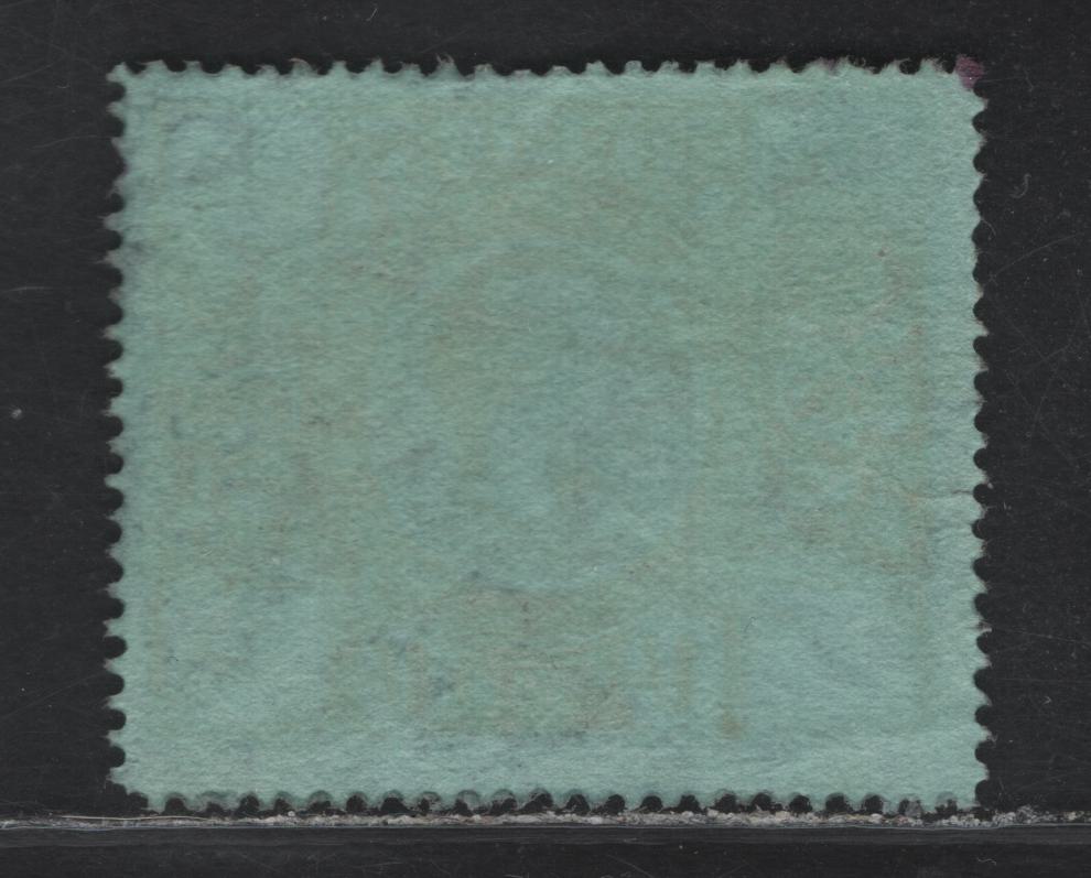 Lot 8 Bermuda (C) SG#73 1/- Black on Green , 1921 Tercentenary of Representative Institutions, A Very Good Used Single, Corner Crease At LL