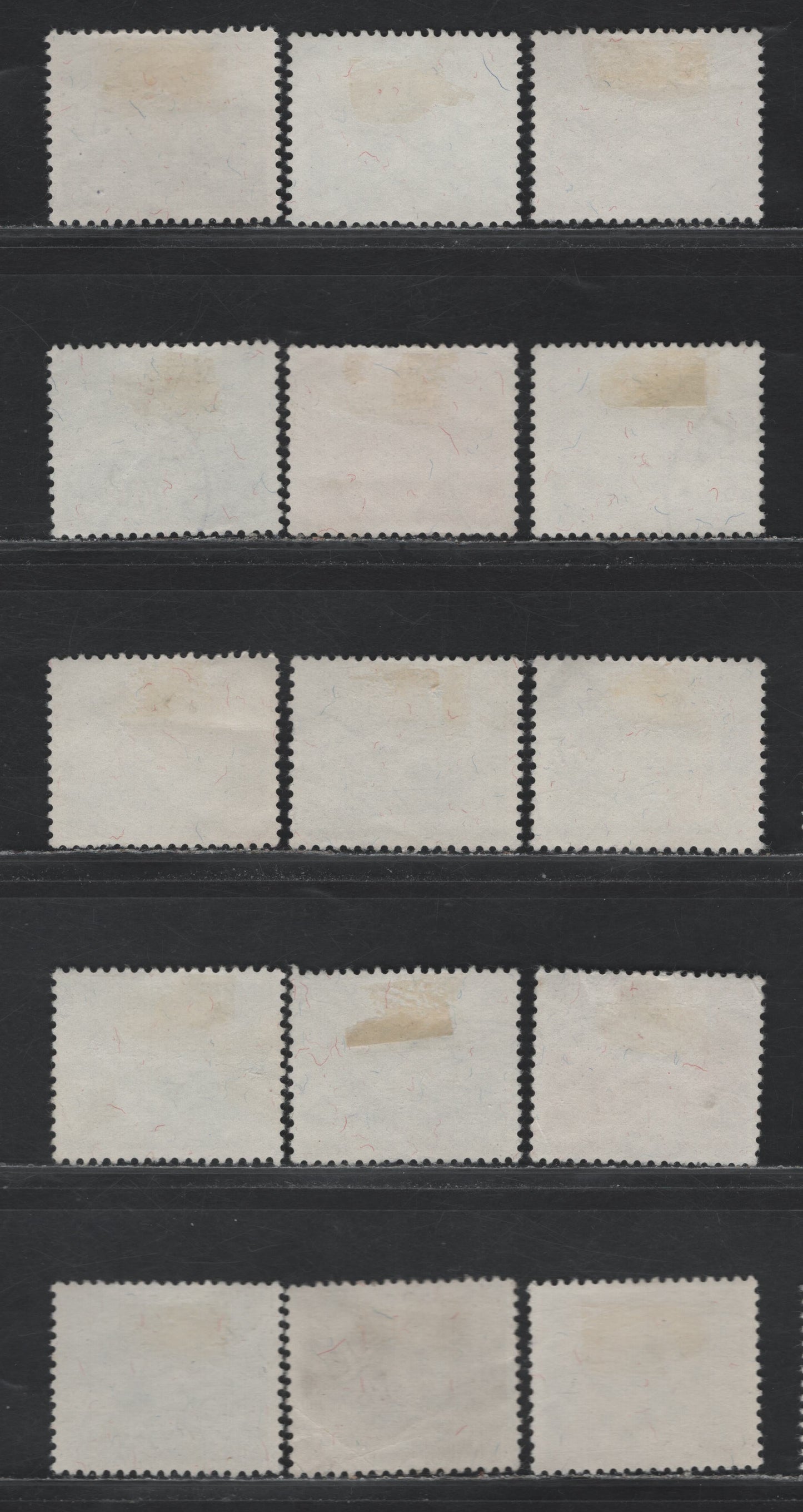Lot 292 Liechtenstein SC#198-211, 239 3rp - 5rp Dark Brown & Buff , 1944-1949 Pictorial Issue, 15 Very Fine Used Singles