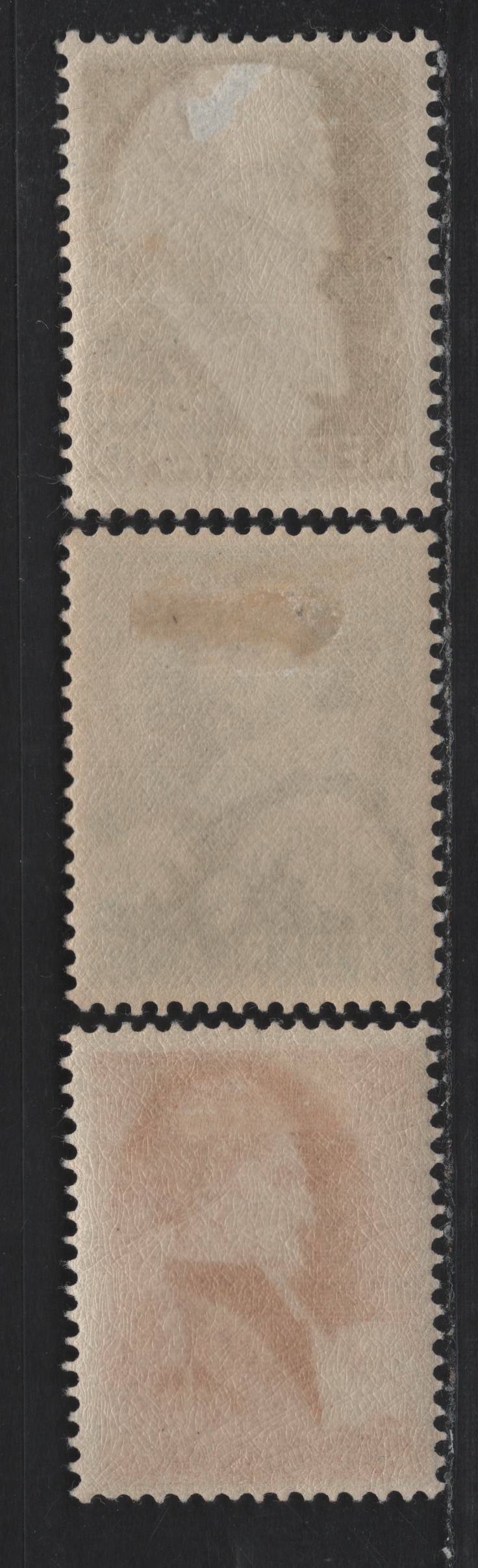 Lot 71 Netherlands SC#B77, B79-B80 1.5c+1.5c - 12.5c+3.5c Dark Carmine - Deep Blue , 1935 Social & Cultural Semi Postals, 3 F/VFOG Singles