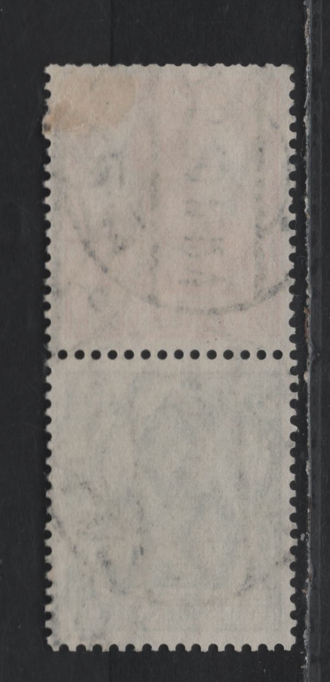 Lot 164 Germany SC#82, 98 (53ab) 5pf Opal Green & Reddish Orange , 1919-1920 National Assembly Issue, A Fine Used Booklet Pair, Typical Trimmed Perfs At Top, May 3 1920 Coh CDS Cancel