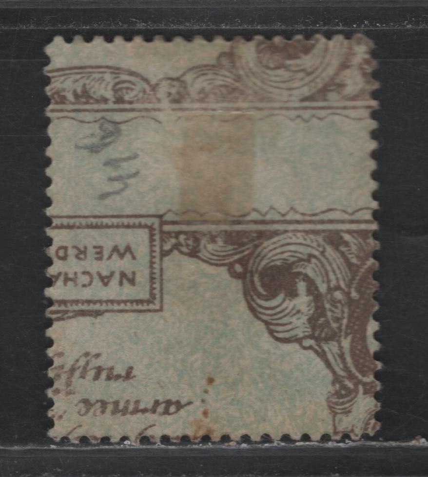 Lot 214 Latvia SC#69var 1r Blue Green & Bright Yellow Green , 1920 Latgate Relief Issue, A Fine Unused Single, Unlisted Color, Normal Stamp Is Slate Green & Brown, Perf 11.5, Map Design Inverted.