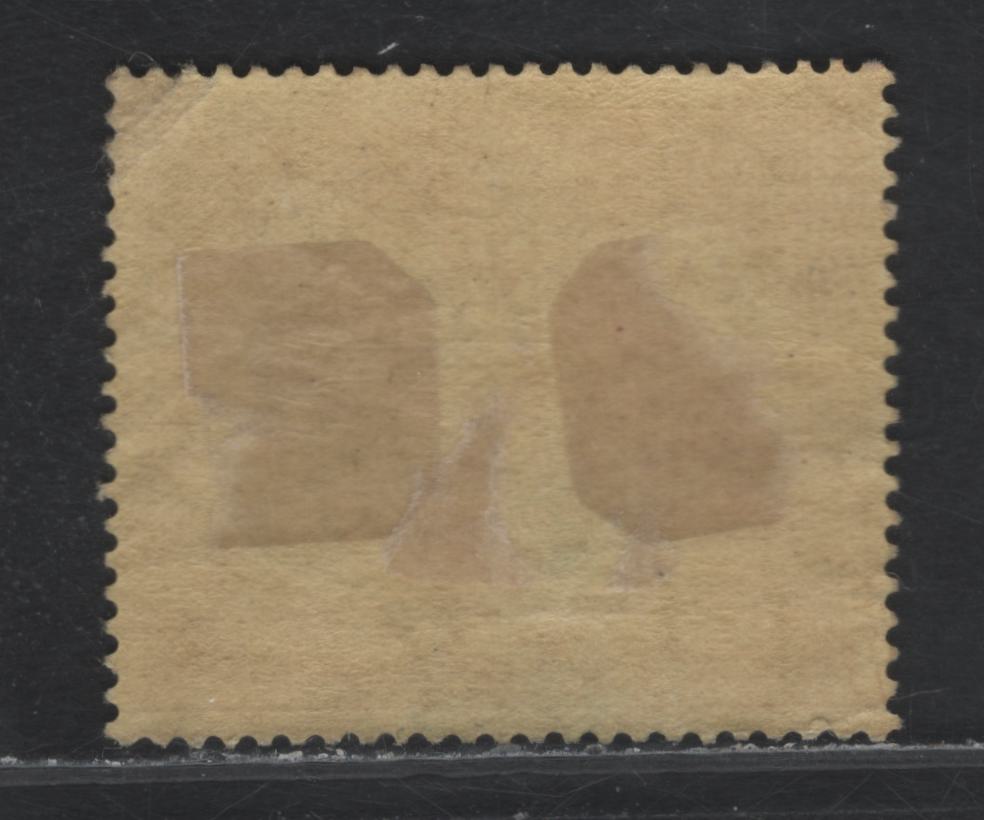 Lot 275 Bermuda SG#63 4d Grey & Red On Pale Yellow King George V & Badge of The Colony, 1920-1921 Tercentenary Of Representative Institutions, A VF Used Single Scarcer Used Than Mint, Small Corner Crease At UR, Wmk Multiple Crown CA