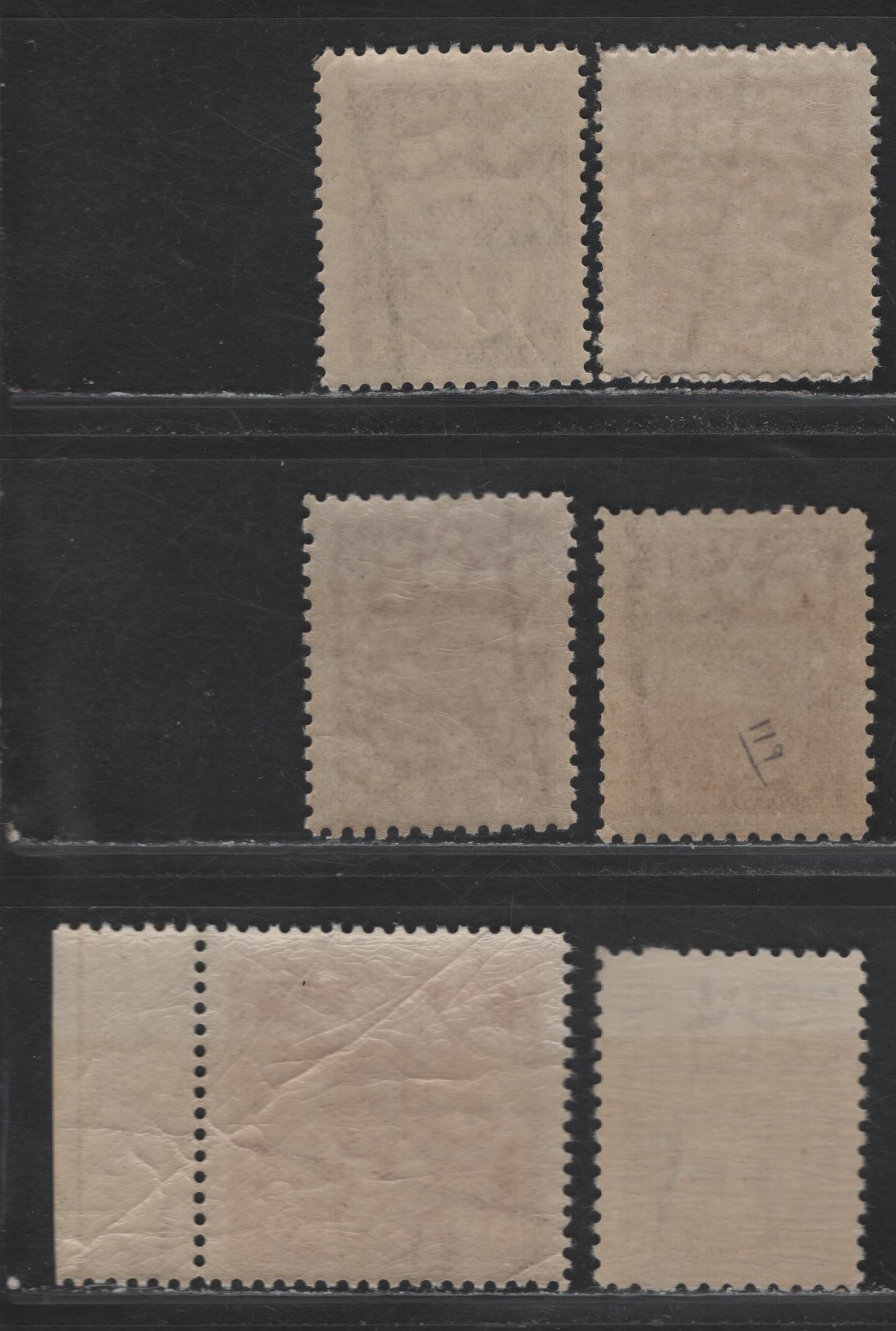 Lot 293 Latvia SC#113, 119, 122, 131 1s - 10l Violet - Carmine Rose & Pale Rose , 1923-1925 Arms In Santim/Later Currency Issue, 5 F/VFNH Singles, Perf 11.5 (1s, 10l, 12s) & Perf 10 (12s - 2 shades) and 25s