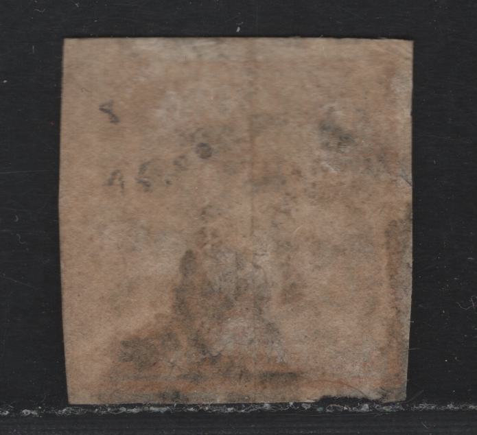 Lot 7 Bavaria SC#8 (Michel# 7) 18kr Yellow Green , 1850-1862 Numeral Issue, A Fine Used Single, Clear To Full Margins, #325 Munich Open Millwheel Cancel
