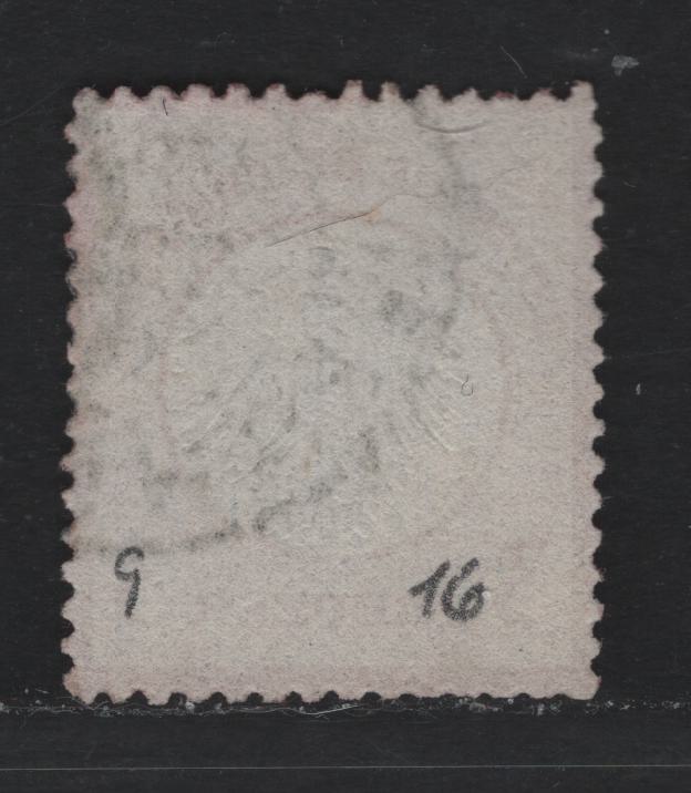 Lot 78 Germany SC#9 3kr Rose , 1872 Eagle With Small Shield Issue, A Fine Used Single