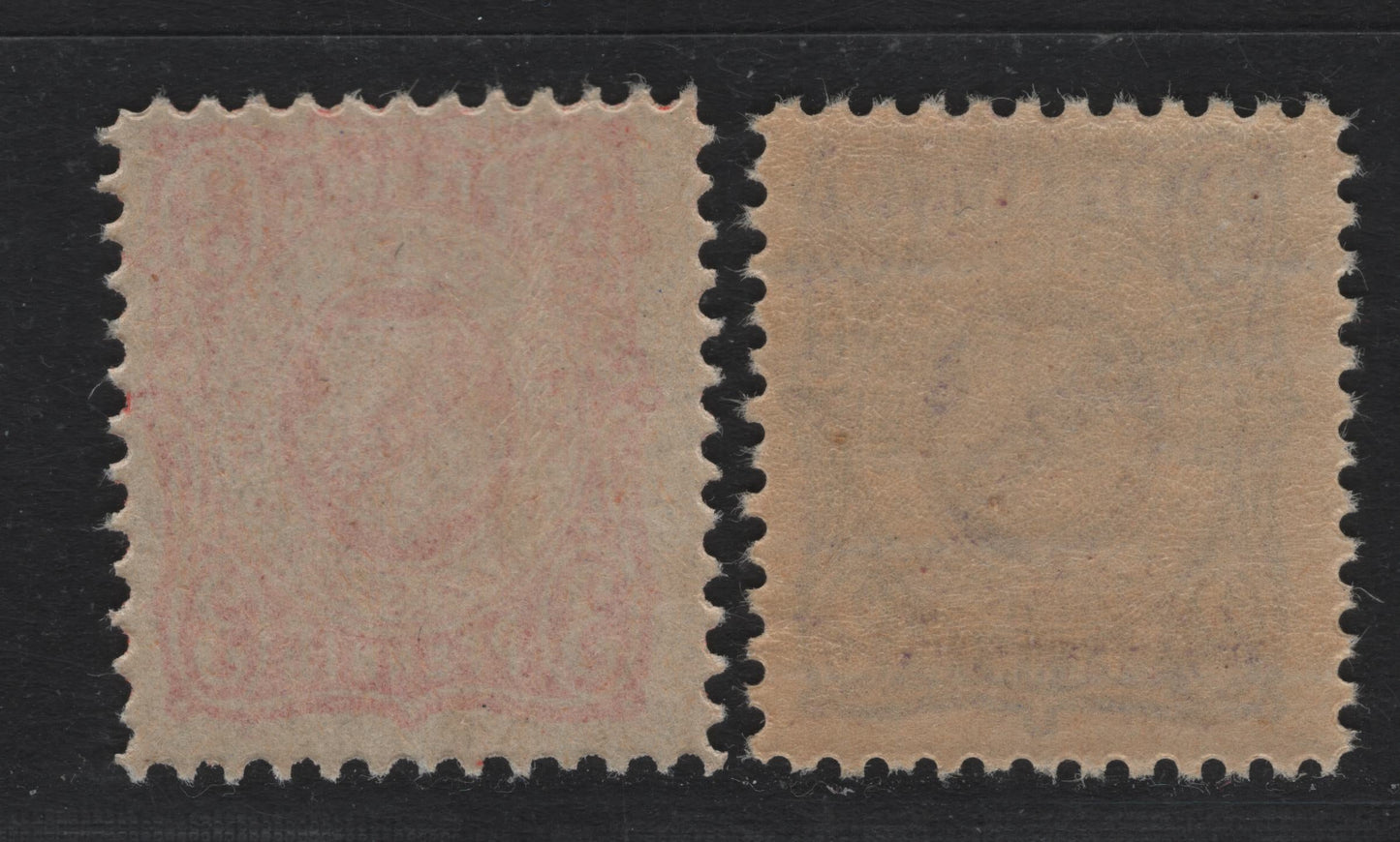 Lot 239 Germany - Karlsruhe (C) SC# 3pf - 2pf Vermillion - Lilac , 1887 Fidelitas Private Post Local Issue, 2 FNH Singles
