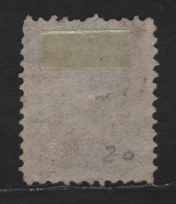 Lot 25 Canada #21avar 1/2c Gray Black , 1868-1876 Large Queen Issue, A Fine Used Single, Mid Montreal Printing, MM-I Paper, Perf 11.75x12.
