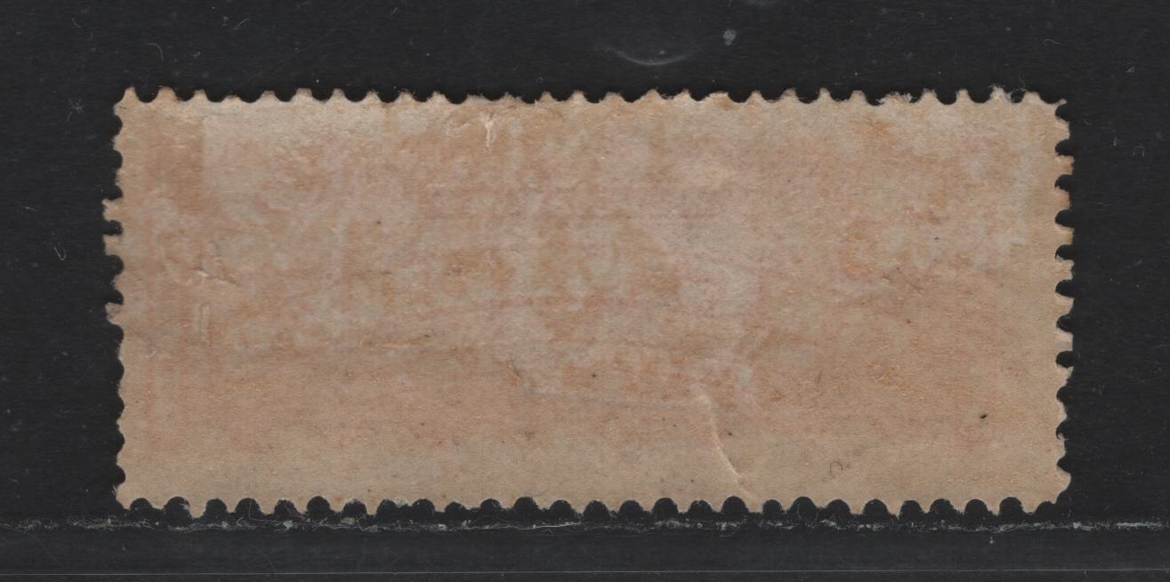 Lot 42A Canada #F1d 2c Orange , 1875-1896 Registration Issue, A VGOG Single, Montreal Printing, Perf 12x11.75, Small Gum Crease In Bottom Margin Under 'ET' of 'Letter'.