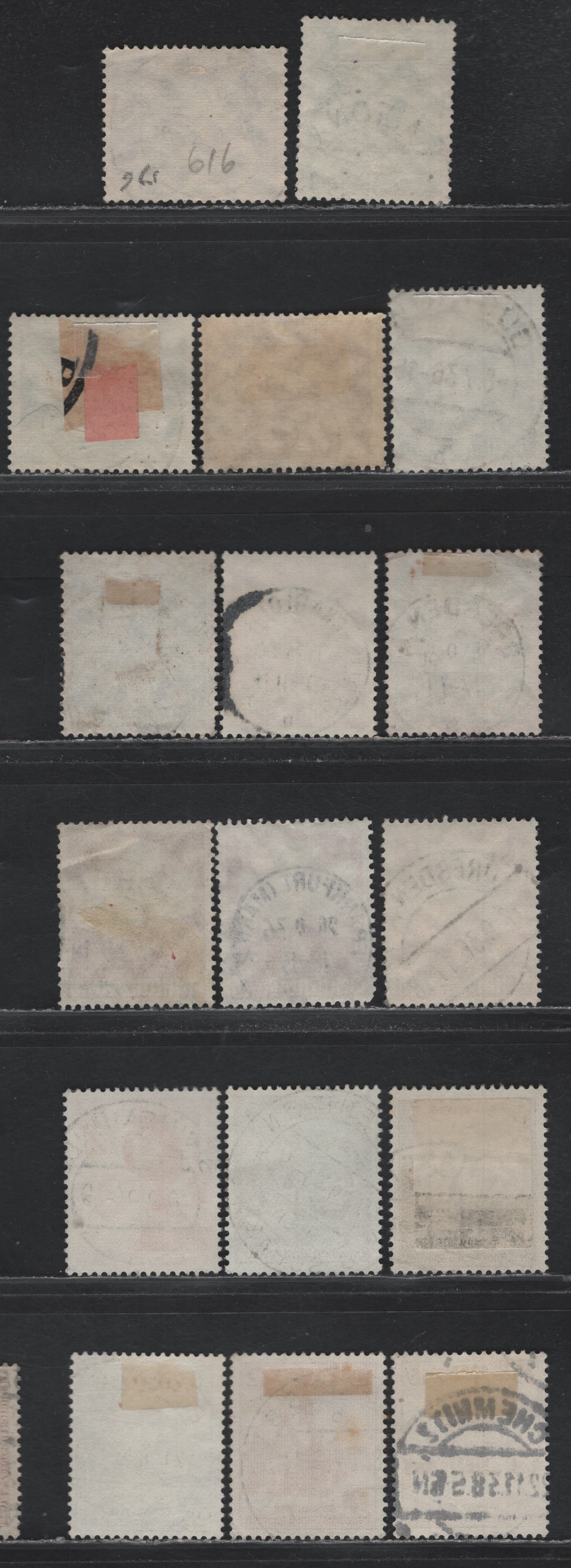 Lot 187 Germany SC#472/489(608/668) 6pf - 15pf , 1936-1938 Otto Von Guericke - Gymnastics & Sports Festival Issues, 17 Fine/Very Fine Used Singles, All With Dated & Readable CDS Town Cancels