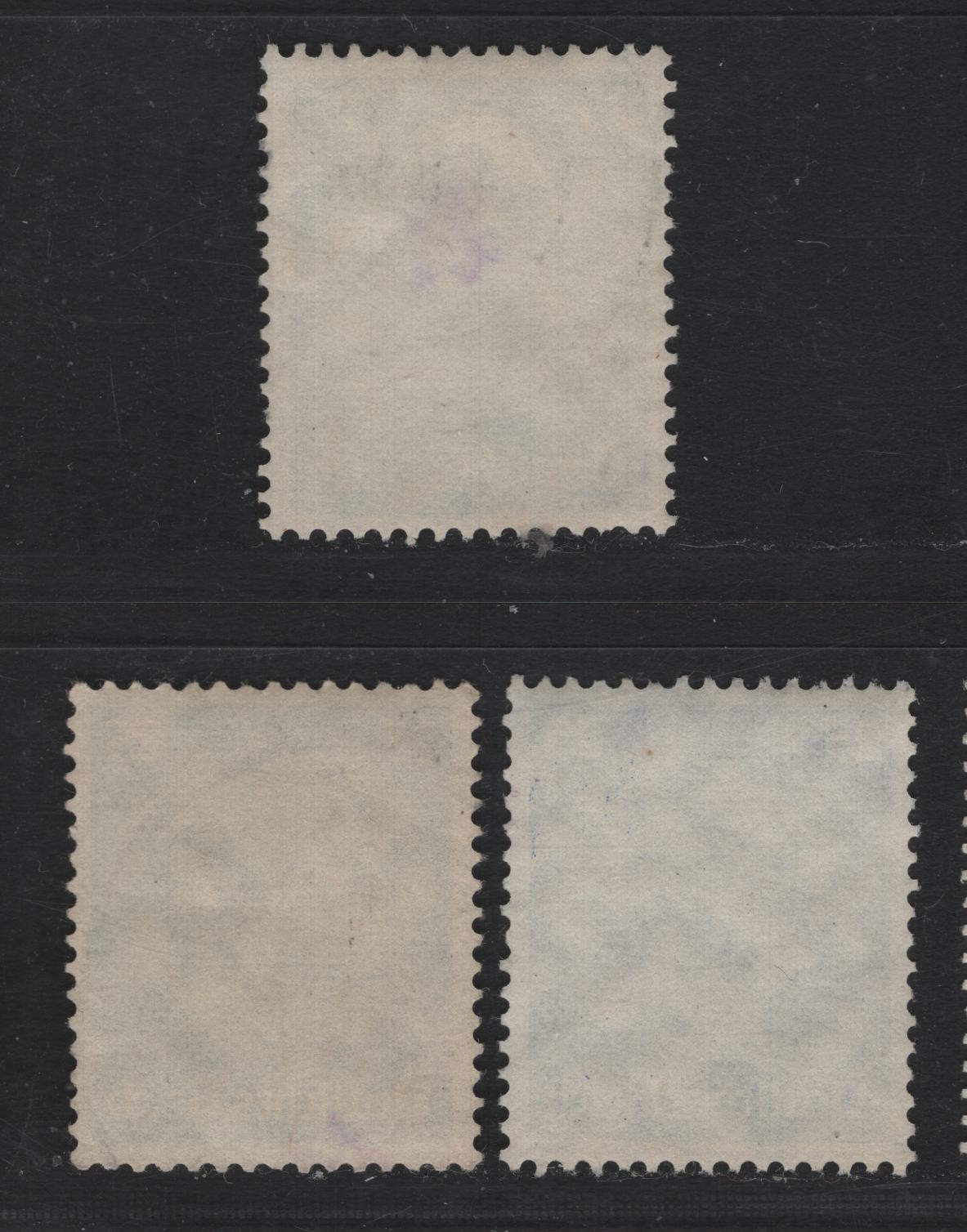Lot 277 Germany SC#425 (522xa) 25pf Dull Ultramarine & Pale Lilac Ultramarine , 1933-1936 Hindenburg Issue, 2 Very Fine Used Singles, Normal Shade For This Value Is Medium Lilac Ultramarine, These are Lighter & Duller