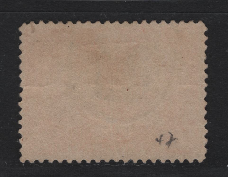 Lot 66 Canada #59i 20c Deep Vermillion Queen Victoria, 1897 Diamond Jubilee Issue, A Very Good Used Single, Bold 'R' Registered Cancel, Perf 12x11.9, Light Horizontal Crease.