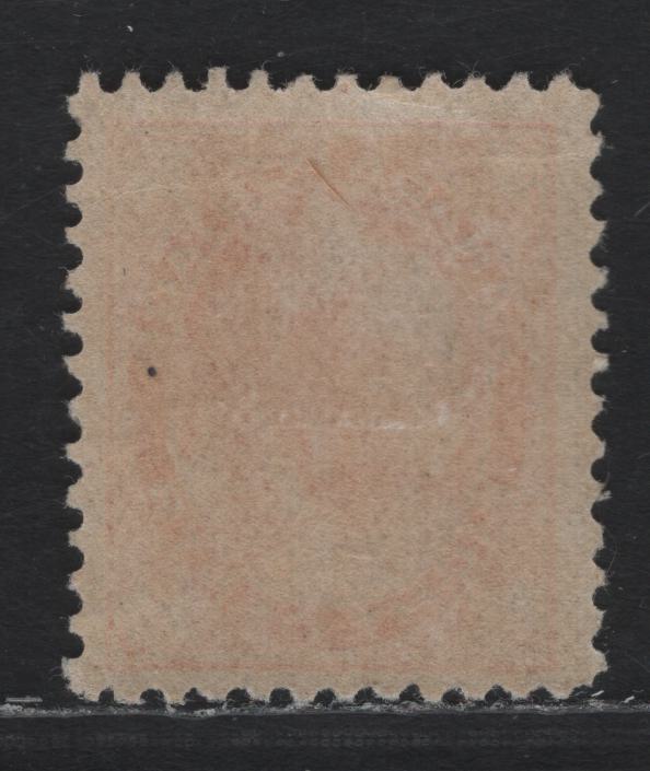Lot 89 Canada #72 8c Bright Orange Queen Victoria, 1897-1898 Maple Leaf Issue, A FOG Single, ABN-Y Paper, Perf 12