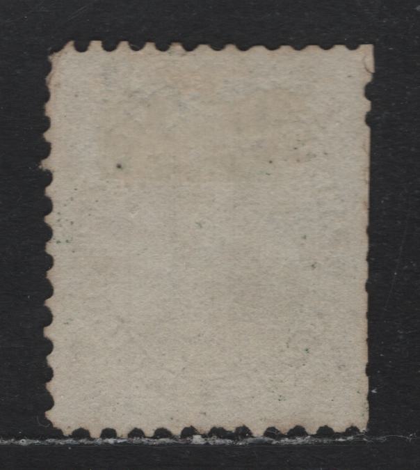 Lot 9 (C) Canada #18i 12.5c Olive Green Queen Victoria, 1859-1864 First Cents Issue, A Very Good Used Single, Medium Opaque Wove Paper, Unchecked As To Specific Type, Well Centered, But Perfs Trimmed Along The Left Side.