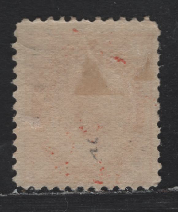 Lot 92 Canada #72ii 8c Orange Queen Victoria, 1897-1898 Maple Leaf Issue, A VGOG Single, ABN-CC Paper, Perf 12x11.9