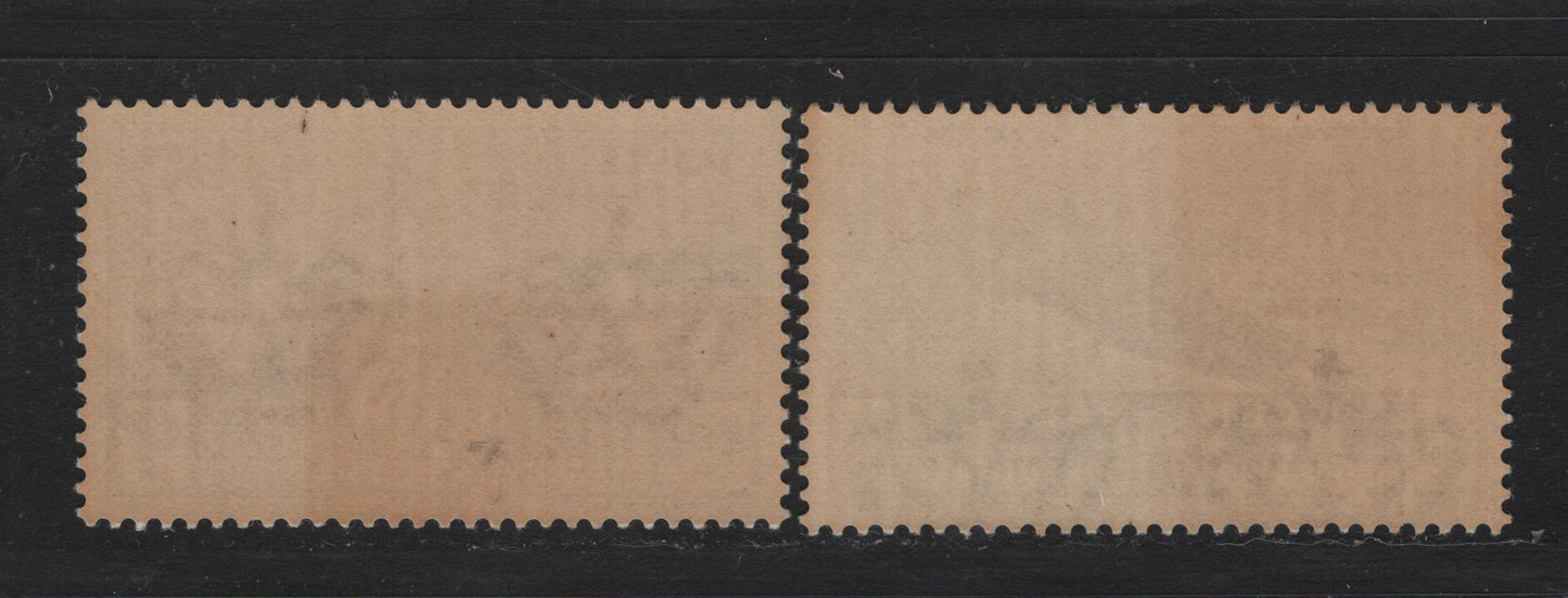 Lot 147 Italy SC#332, 341 15c - 2.75l+2l Olive Green - Violet, 1934 Centenary Of Military Medal of Valor Issue, 2 VFNH Singles