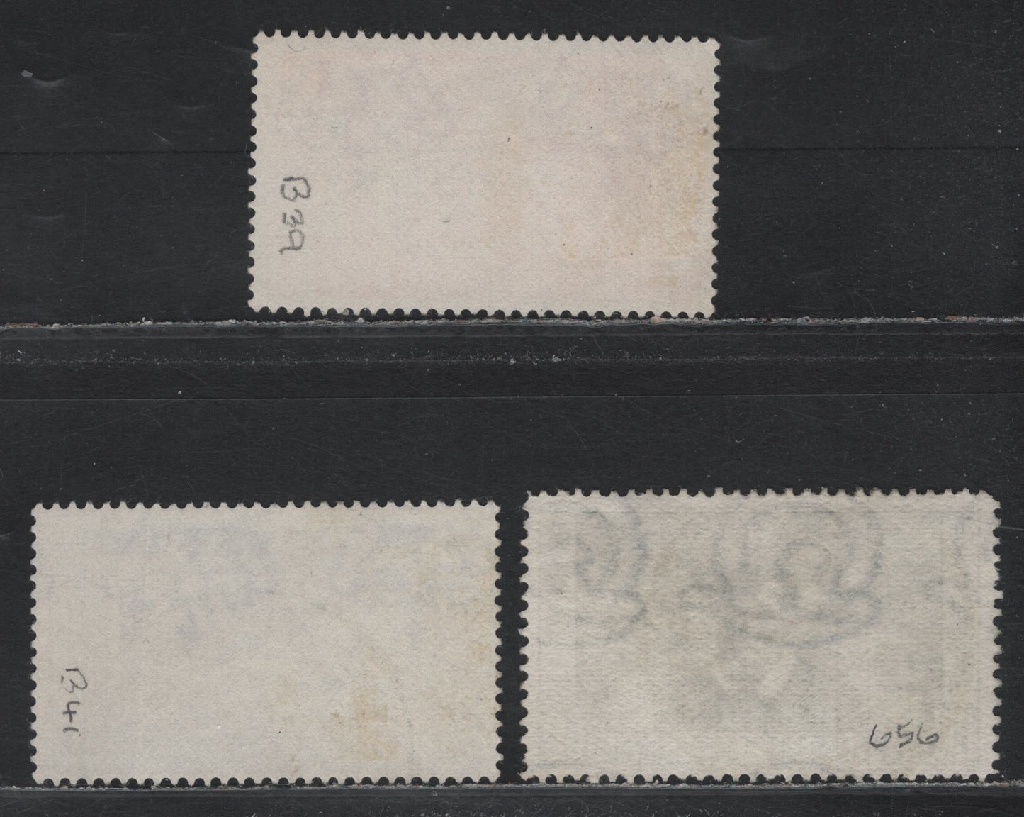 Lot 171 Italy SC#656, B39, B41 60c - 50+30c Gray Green - Violet, 1954 Marco Polo - Militia Semi-Postal Issues, 3 Very Good/Fine/Very Fine Used Singles, Horizontal Crease On the 50+30c Violet