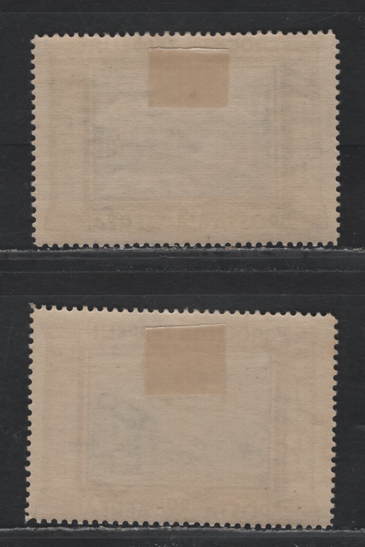 Lot 185 Italy SC#C46-C47 15l - 20l Dark Brown & Gray - Orange Brown & Blue, 1933 Graf Zeppelin Airmail Issue, 2 VFOG Singles