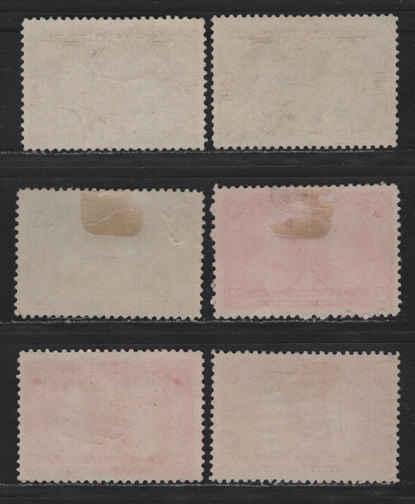 Lot 31 Canada #96-98 1/2c - 2c Black Brown - Pale Carmine Rose, 1908 Quebec Tercentenary Issue, 6 Fine/Very Fine Used Singles, ABN-A & ABN-B Papers, Not Checked As To Specific Types, or Perfs