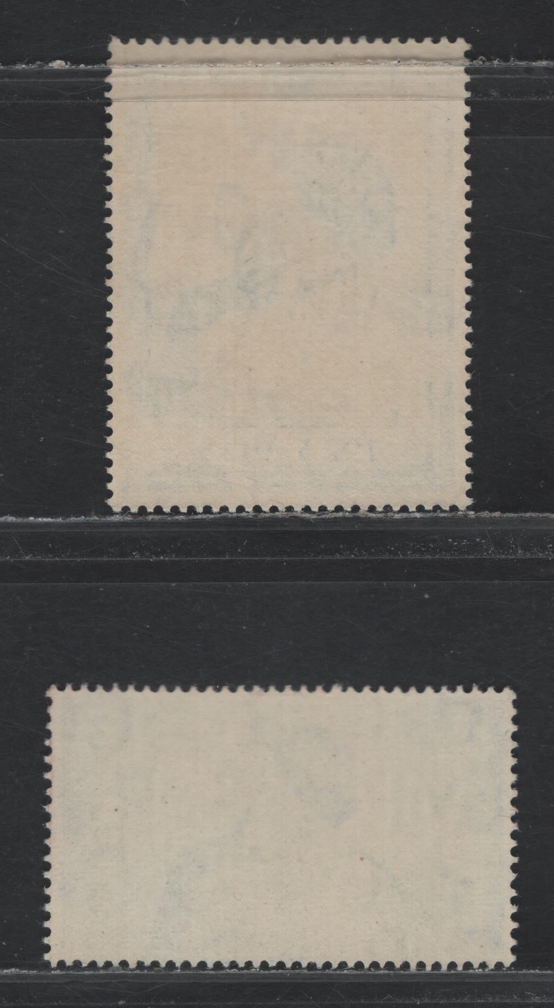 Lot 197 Great Britain SG#493-494 2.5d - £1 Ultramarine - Chalky Blue , 1948 Silver Wedding Issue, 2 F/VFNH Singles