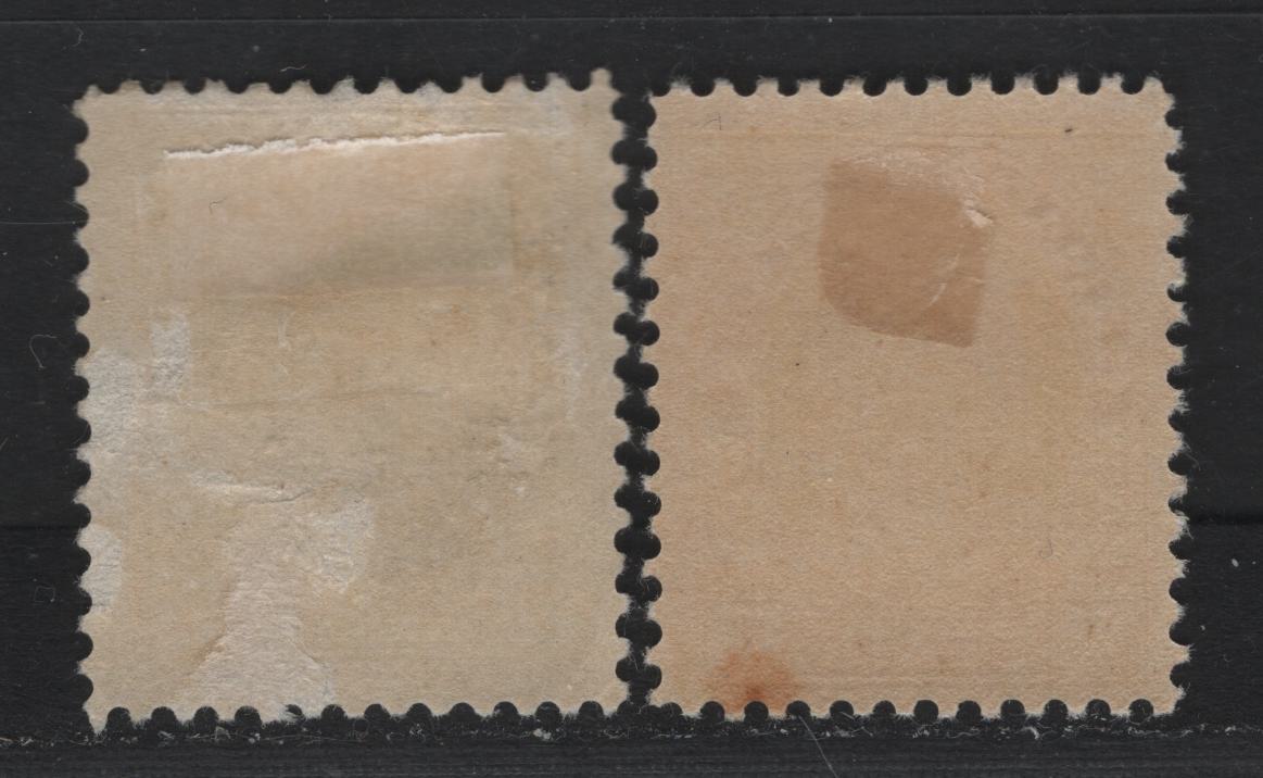 Lot 26 Canada #113 7c Yellow Ochre , 1911-1925 KGV Admiral Issue, A FOG Single, 2 Very Slightly Different Shades, ABN-E Paper, Normal Framelines, Perfs 11.8x11.75 & 11.9x12.