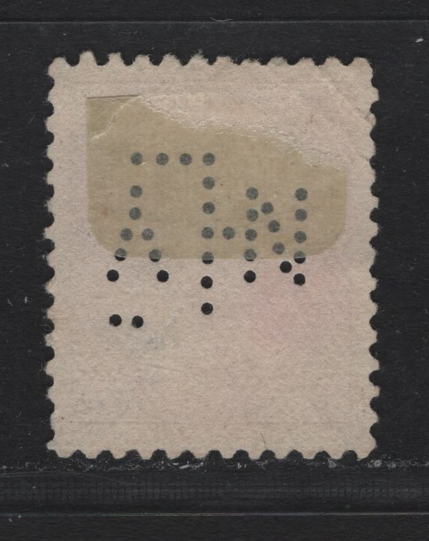 Lot 41 Canada #93 10c Brown Lilac , 1903-1908 King Edward VII Issue, A Very Fine Used Single, ABN-B Paper, Perf 11.9x12, Toronto New York Life Insurance Co Perfin, Pos. 7.